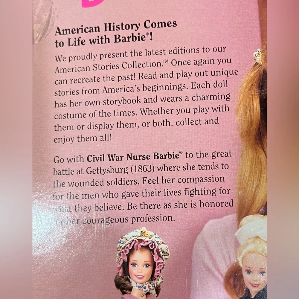 Mattel Civil War NURSE Barbie is part of American Stories Collection